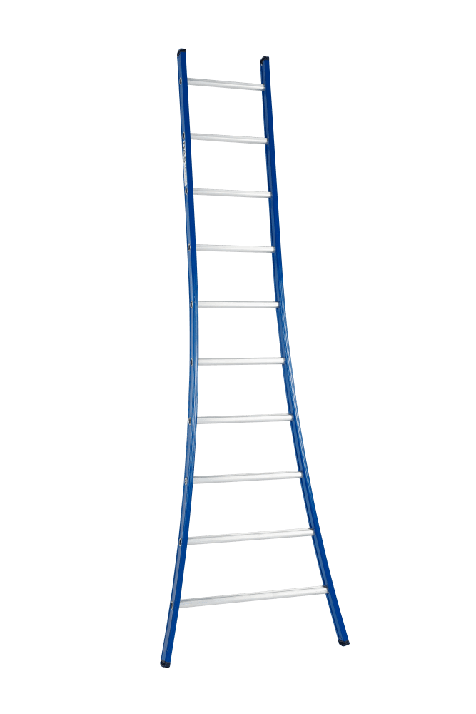 DAS Atlas Enkele Uitgebogen Ladder