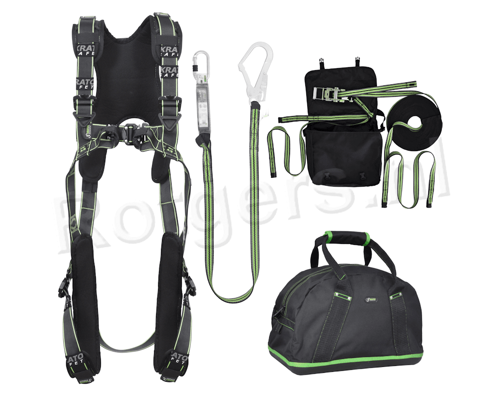 Kratos Complete Valbeveiligingsset Comfort met Horizontale Leeflijn