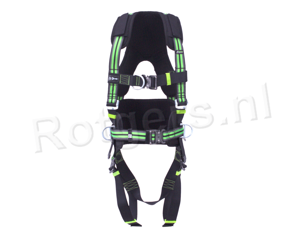 Kratos Comfort Harnas 2 Bevestigingspunten met werkpositionering en Automatische Gespen