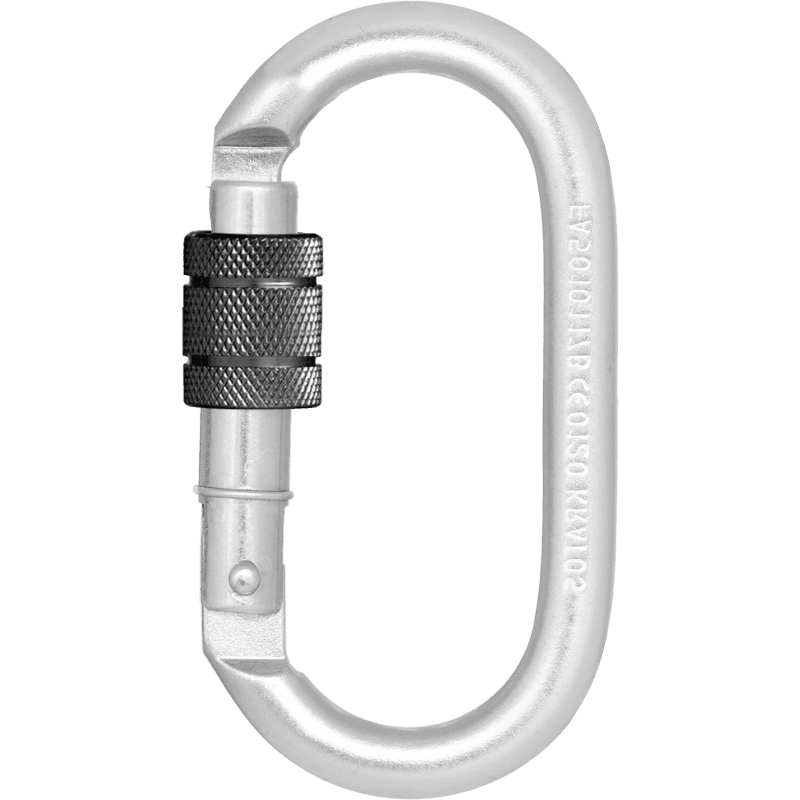 Kratos Karabijnhaak Staal met Schroefvergrendeling 18 Mm (Keylock Type)