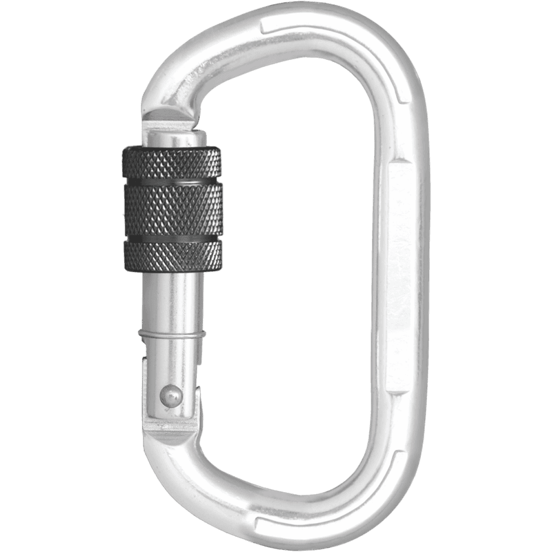 Kratos Karabijnhaak Aluminium met Schroefvergrendeling 15,0 mm (Keylock Type)
