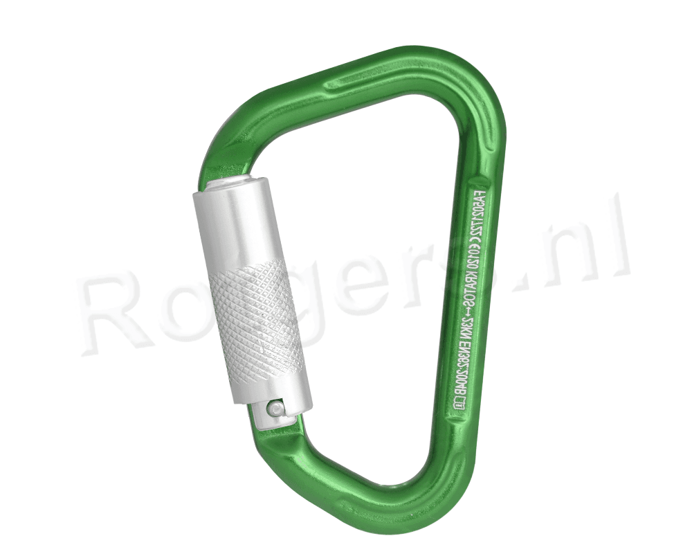 Kratos Karabijnhaak Aluminium met Automatische Vergrendeling 21 mm 1/4-toer