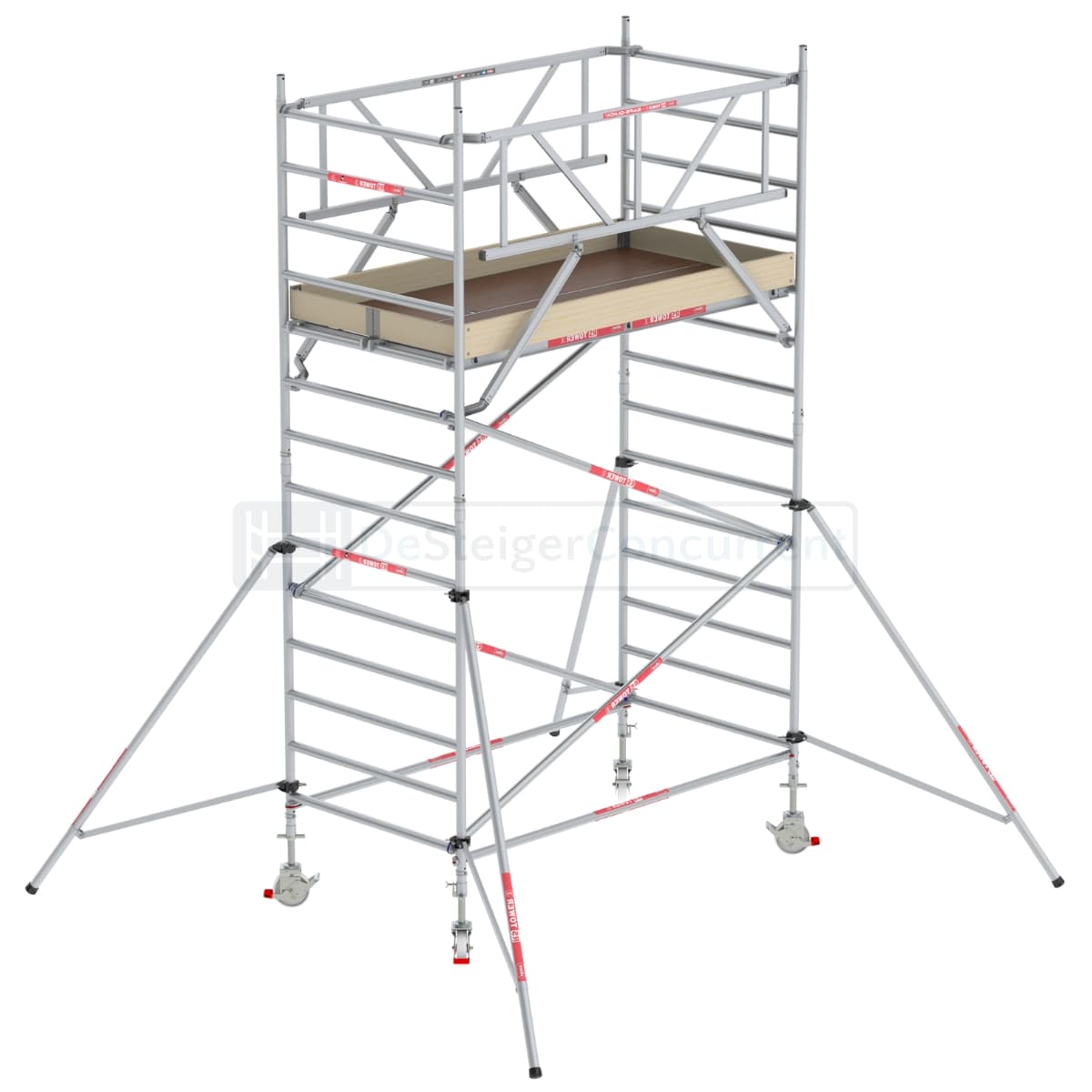 Altrex Rolsteiger RS TOWER 32 Schoren - L250xB135cm - 5.20m werkhoogte