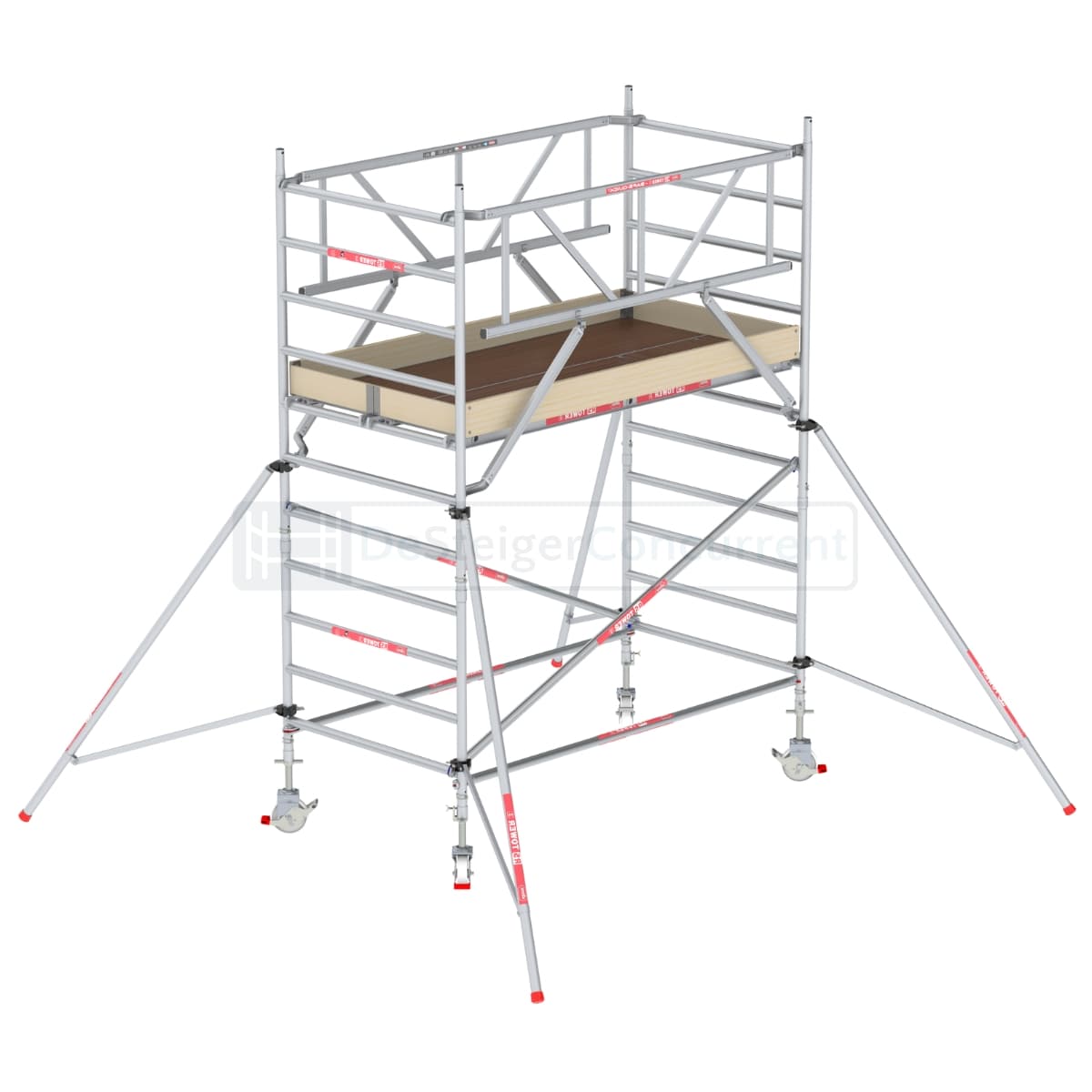 Altrex Rolsteiger RS TOWER 32 Schoren - L250xB135cm - 4.20m werkhoogte
