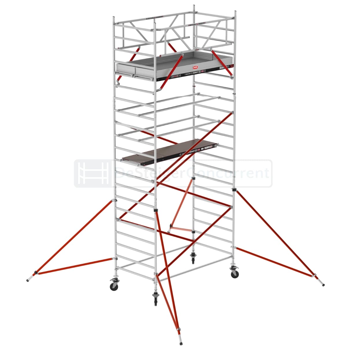 Altrex Rolsteiger RS TOWER 52 Schoren - L190xB135cm - 7.20m werkhoogte