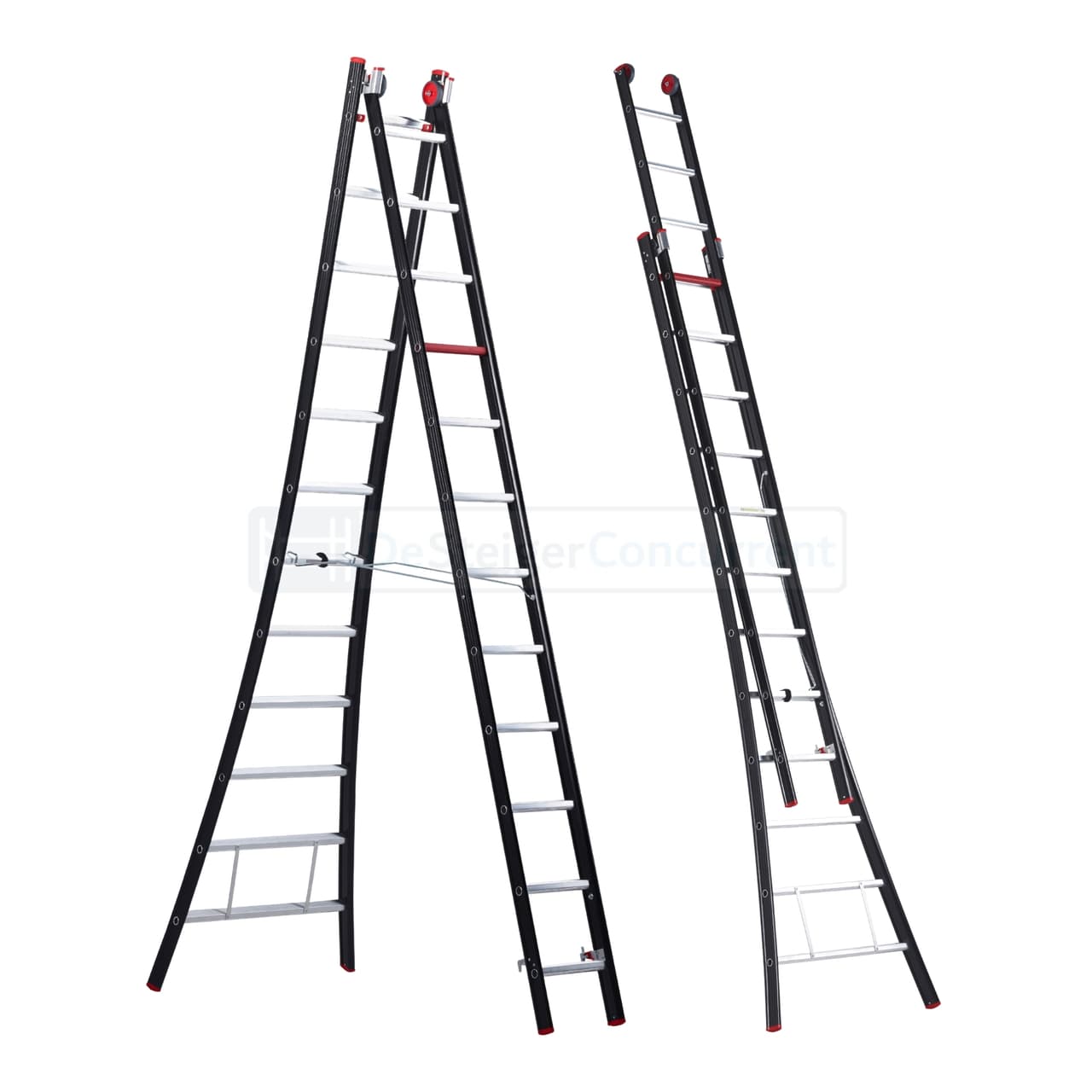 Altrex Nevada 2-delige Uitgebogen Reformladder
