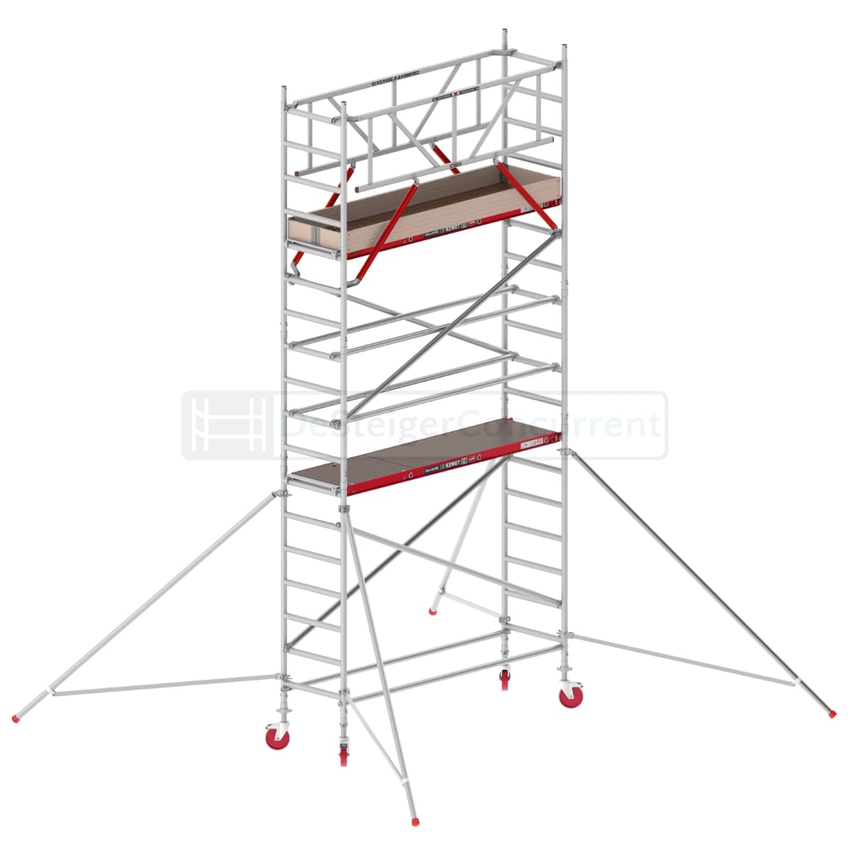 Altrex Rolsteiger RS TOWER 41 Schoren - L190xB75cm - 6.20m werkhoogte
