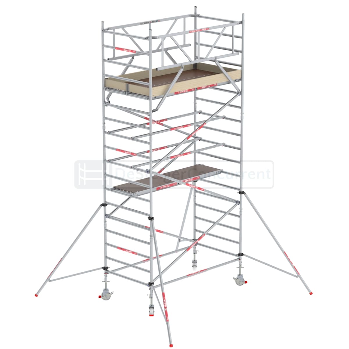 Altrex Rolsteiger RS TOWER 32 Schoren - L250xB135cm - 6.20m werkhoogte