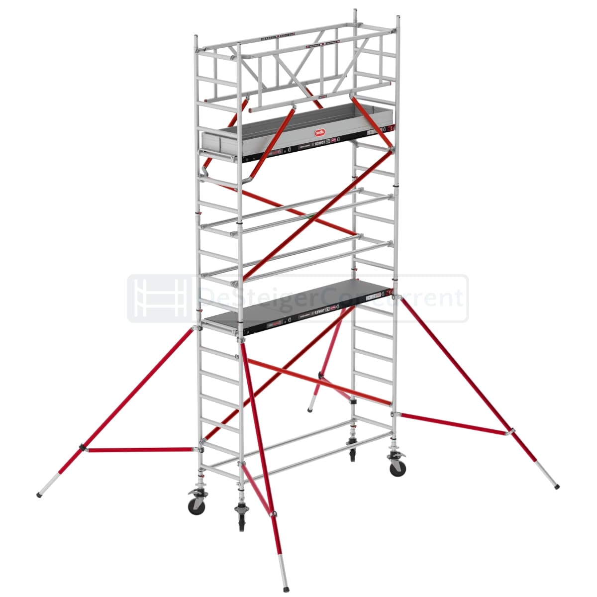 Altrex Rolsteiger RS TOWER 51 Schoren - L190xB75cm - 6.20m werkhoogte