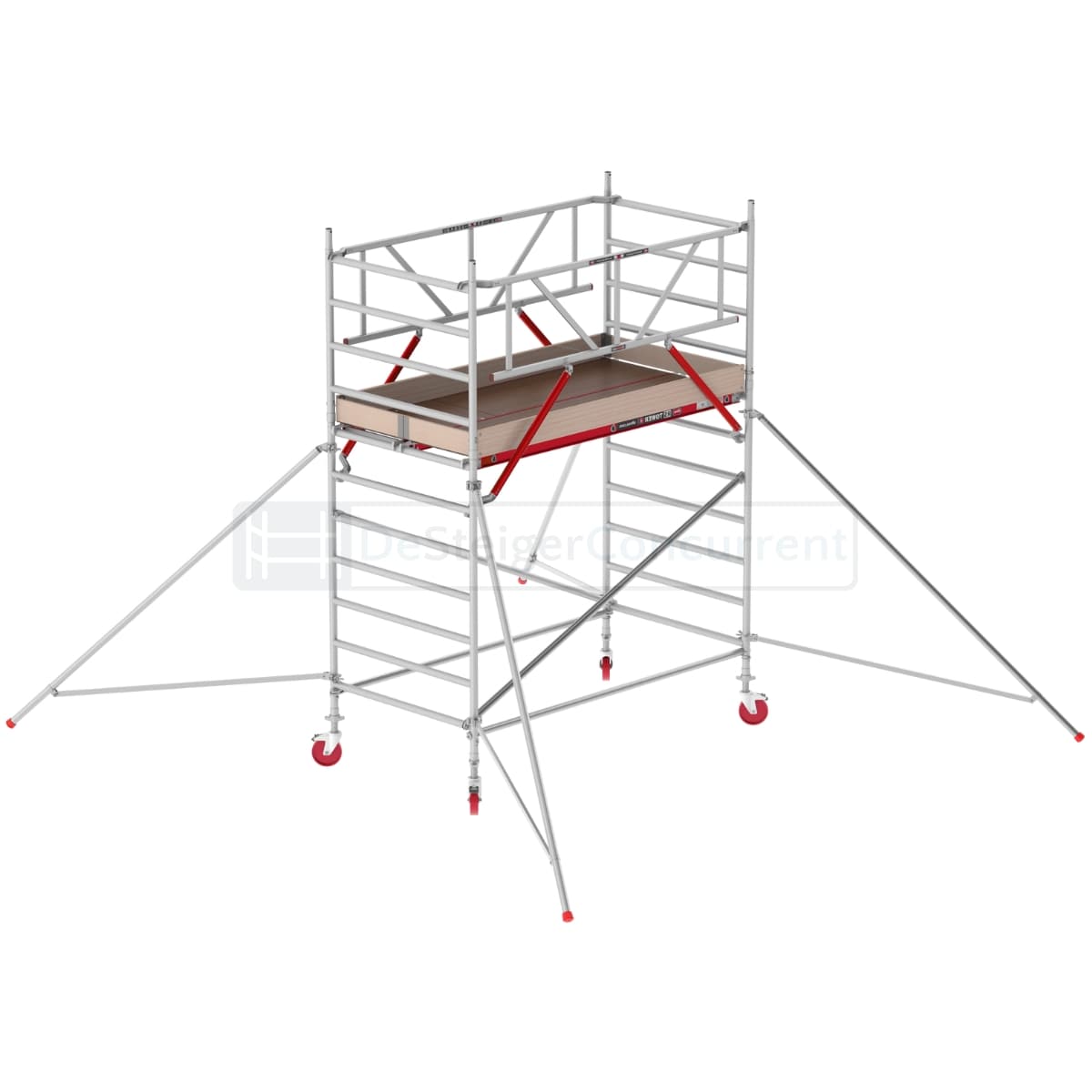 Altrex Rolsteiger RS TOWER 42 Schoren - L190xB135cm - 4.20m werkhoogte