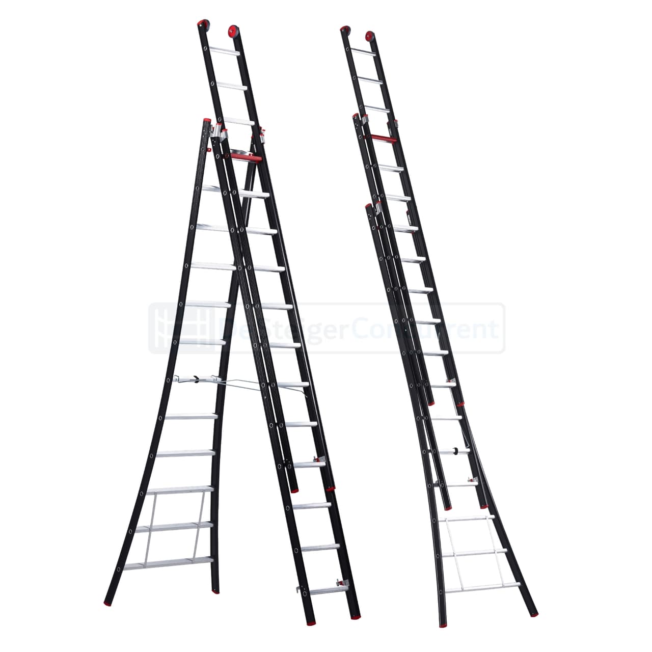 Altrex Nevada 3-delige Uitgebogen Reformladder