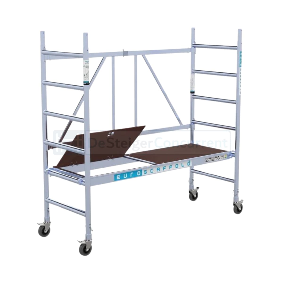 Euroscaffold Kamersteiger CT26 - L190xB75cm - 3.00m werkhoogte (platform met luik)