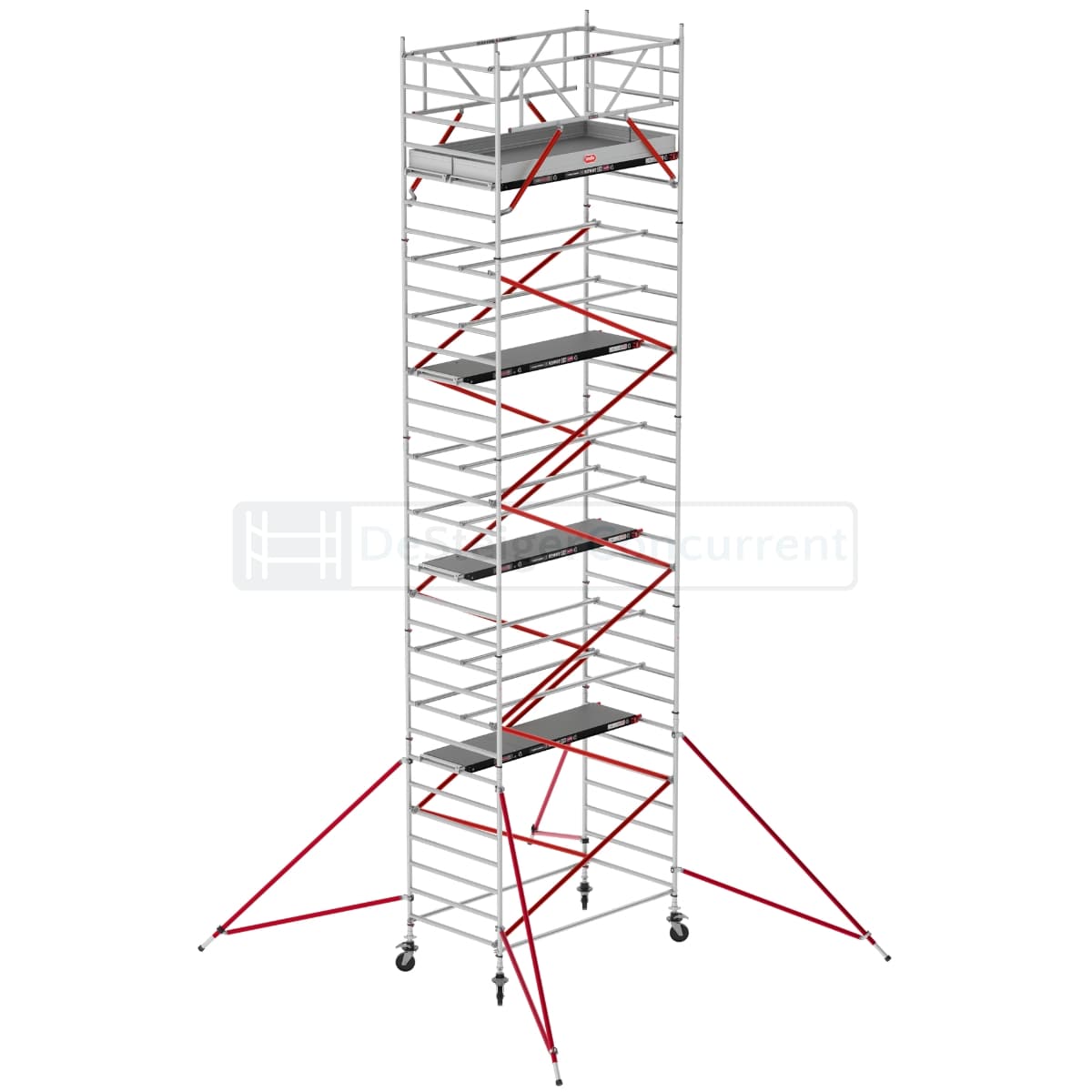 Altrex Rolsteiger RS TOWER 52 Schoren - L190xB135cm - 10.20m werkhoogte