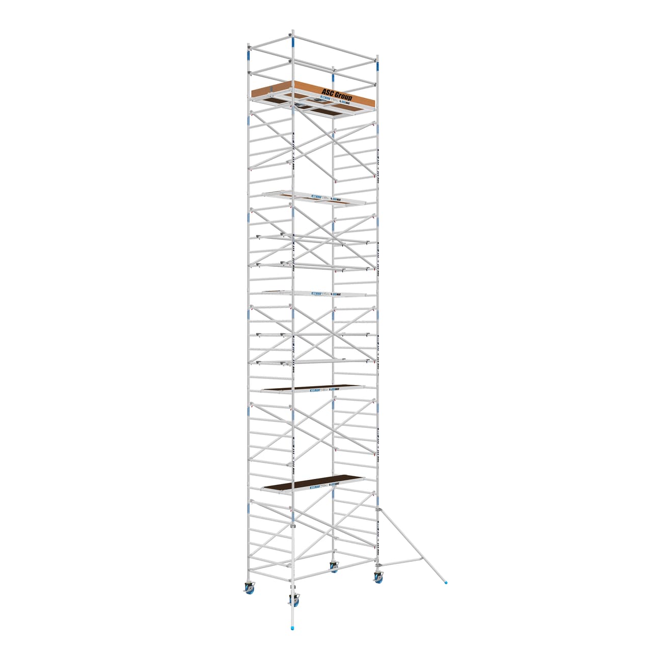 Rolsteiger ASC Standaard Schoren - L190xB135 - 12.20m werkhoogte - Carbon platformen