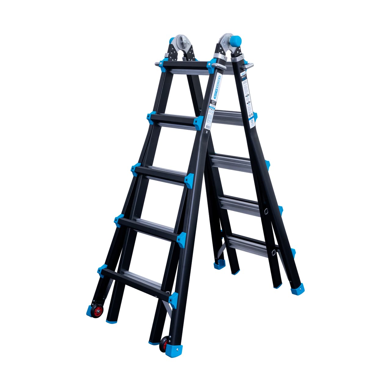 Eurostairs Black 'n Blue Multifunctionele Vouwladder - 4x5 Sporten