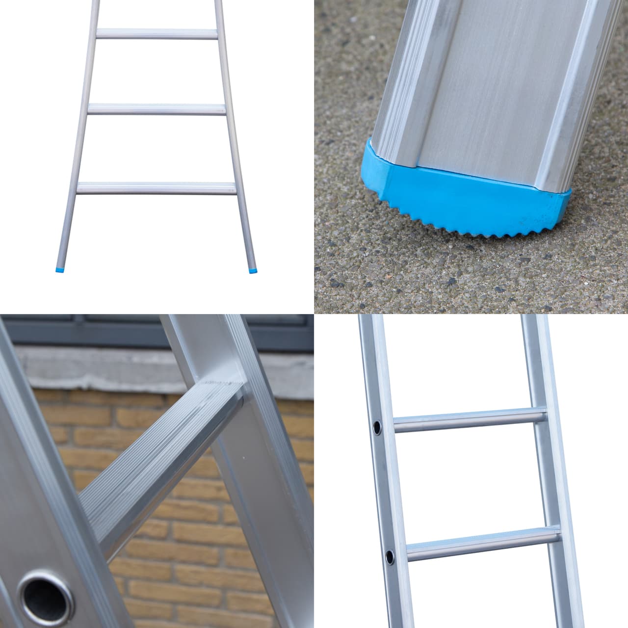 Eurostairs Enkele Uitgebogen Ladder