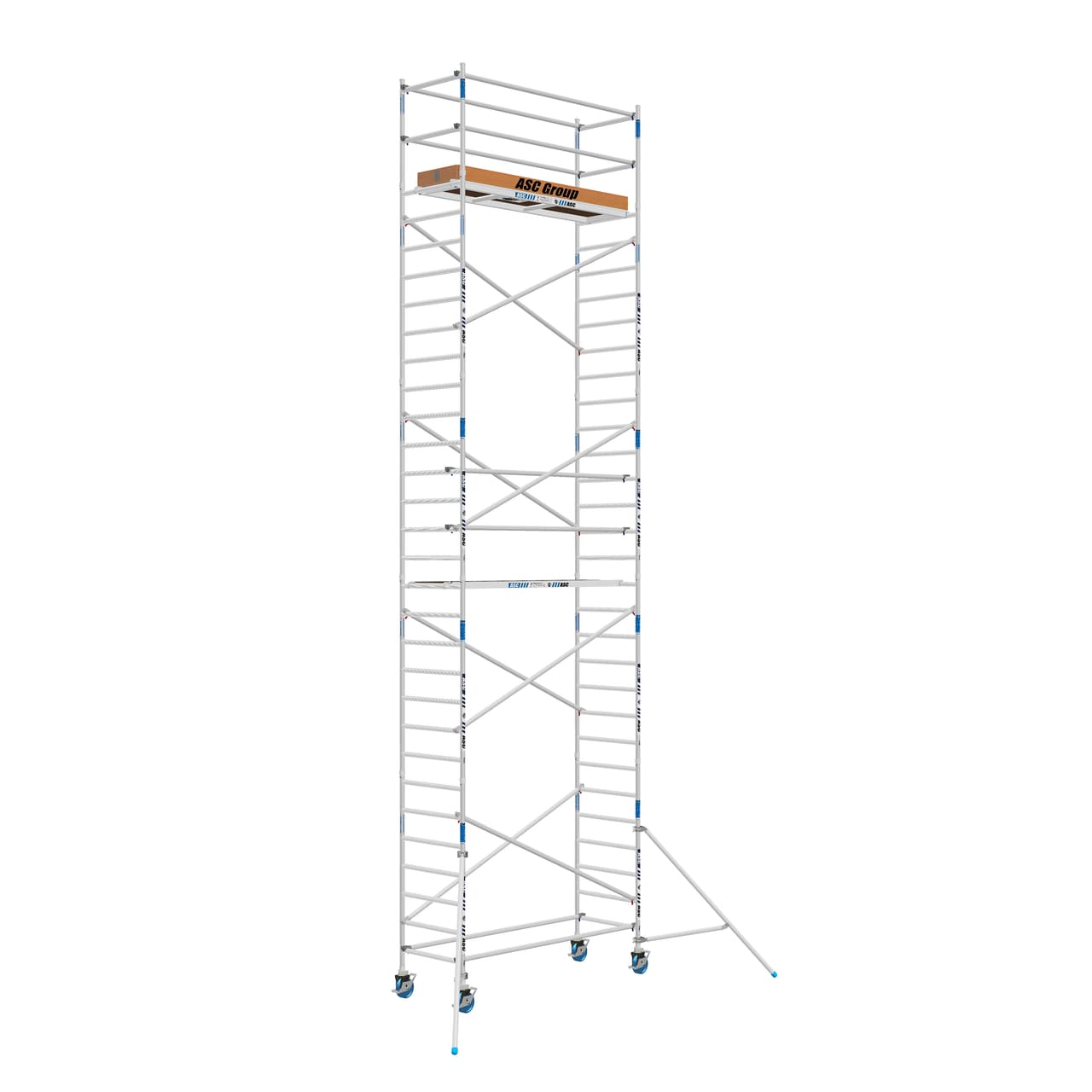 Rolsteiger ASC Standaard Schoren - L190xB90 - 10.20m werkhoogte - Houten platformen