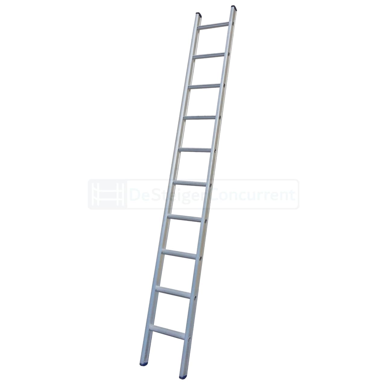 Little Jumbo SuperPRO Enkele Rechte Ladder - 1x12 Sporten (blank aluminium)